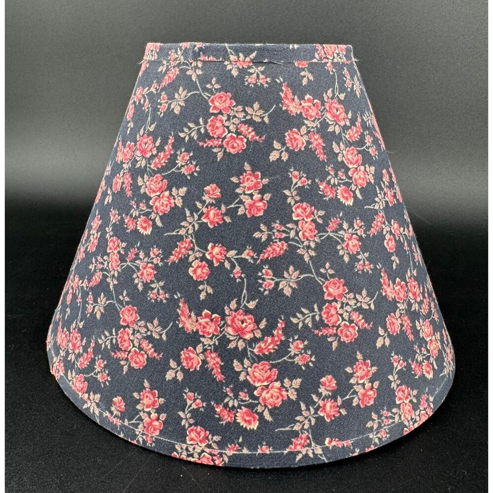 Floral Fabric Lamp Shade Rose Print Lampshade Clip On Shade